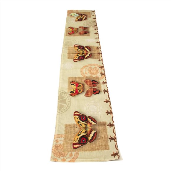 NWT Papillon Du Nuit Butterflies Table Runner USA - Picture 2 of 3